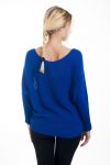 KNIT PULLOVER 4476 ROYAL BLUE