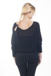 KNIT PULLOVER 4476 BLACK