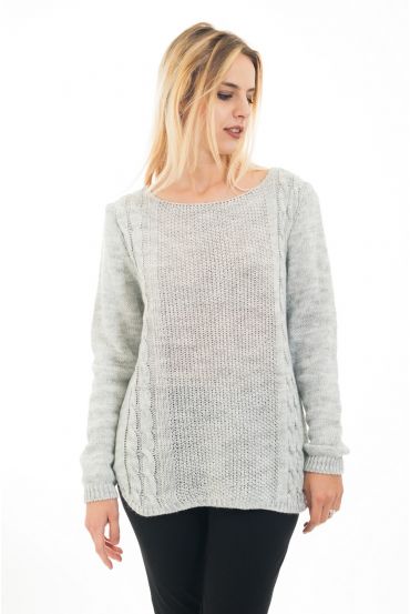 JERSEY DE MOHAIR GIRO 4478 GRIS