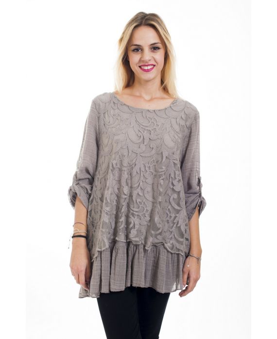 TUNIC LACE 4495 TAUPE