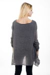 TUNIC MOHAIR LACE 4500 GREY