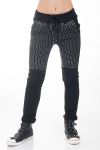 PANTALONI STRASS 4527 NERO