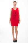 ABITO DA SERA IN PIZZO 4563 ROSSO