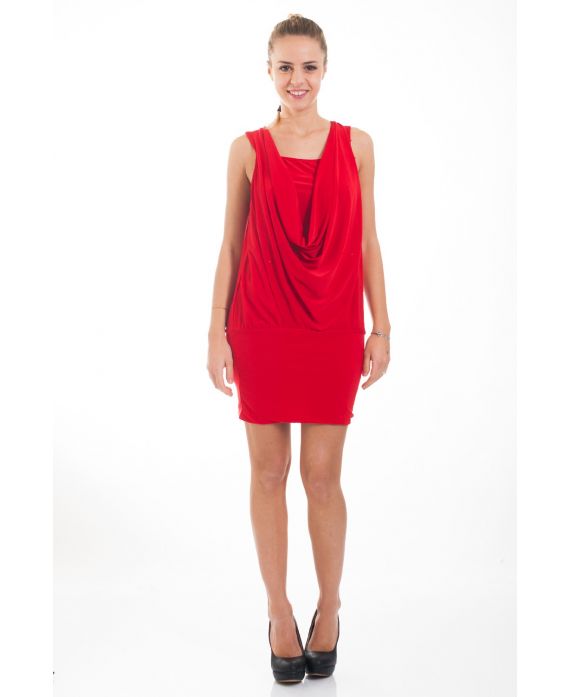 ABITO DA SERA IN PIZZO 4563 ROSSO