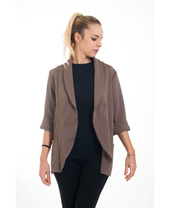 CHAQUETA BLAZER 4555 TAUPE