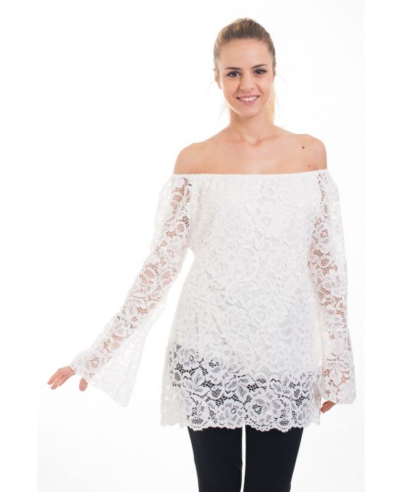 TUNIC LACE 4535 WHITE