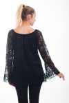 TUNIC LACE 4535 BLACK