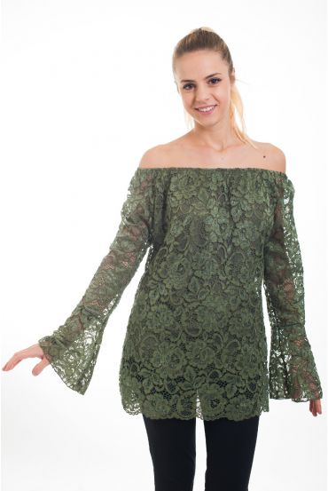 TUNIEK KANT 4535 MILITAIRE GROEN