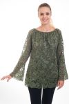 TUNIC LACE 4535 MILITARY GREEN