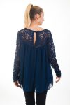 TUNIEK KANT 4532 NAVY BLAUW