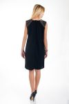 VESTIDO DE HOMBROS CLOUTEES 4544 NEGRO