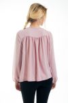 BLOUSE COL CLAUDINE 4549 ROZE