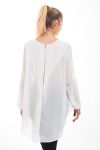 BLUSA CLOUTEE 4548 BLANCO