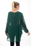 BLOUSE CLOUTEE 4548 MILITAIRE GROEN