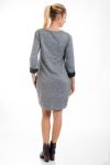 PULL ROBE IMPRIME FEMME 4530 GRIS