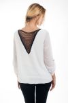 BLUSA DE NUEVO LA FANTASÍA 4547 BLANCO