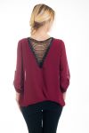 CAMICETTA BACK FANTASY 4547 BORDEAUX