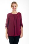 BLOUSE BACK FANTASY 4547 BORDEAUX