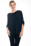 BLOUSE TERUG FANTASIE 4547 ZWART