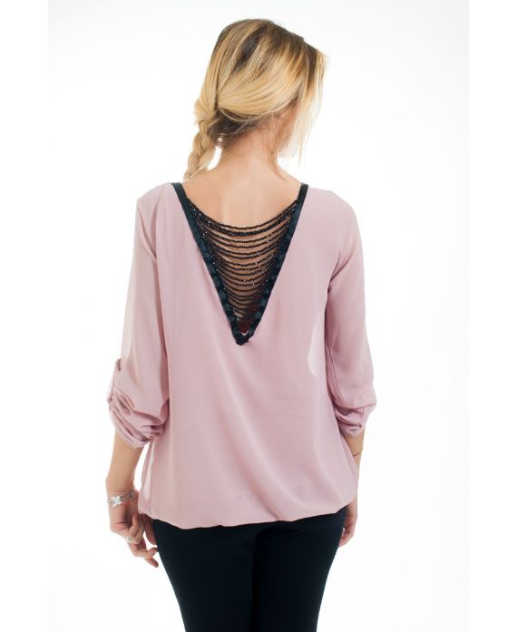 BLOUSE TERUG FANTASIE 4547 ROZE