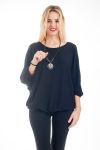 PULLOVER + JUWEL 4572 SCHWARZ