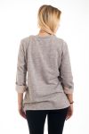 MAGLIONE DI STAMPA MOGLIE 4567 BEIGE