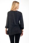 PULL IMPRIME FEMME 4567 NOIR