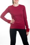 PULLOVER SLEEVE BASE KUNSTFELL 4581 BORDEAUX