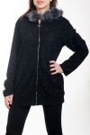 JACKE ZIPPEE KUNSTFELL 4580 SCHWARZ