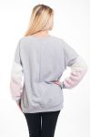 MAGLIONE PELLICCIA 5016-GRIGIO