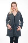 VESTE CLOUTEE 5008 GRIS FONCE