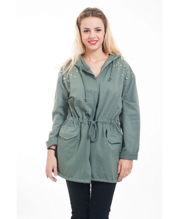 CHAQUETA CLOUTEE 5008 VERDE MILITAR