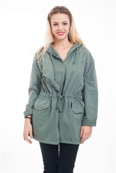 JACKE CLOUTEE 5008 MILITÄR GRÜN