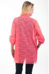 GILET DENTELLE 5006 CORAIL