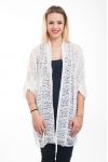 GILET DI PIZZO 5006 BIANCO