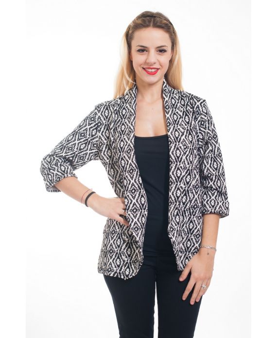 CHAQUETA BLAZER IMPRESO 5004