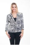 DIE BEDRUCKTE JACKE 4624 ZEBRE