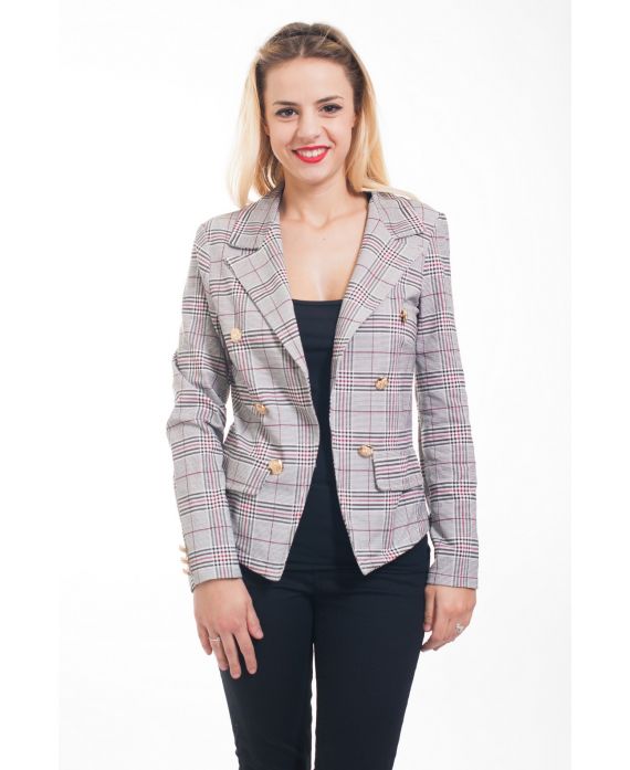 CHAQUETA BLAZER 4621 BURDEOS