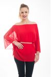 TUNIC RHINESTONE 5042 RED