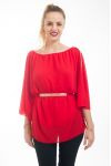 TUNIC RHINESTONE 5042 RED