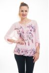 TUNIC 2 PIECES PRINTED 5036 PINK