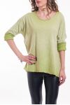 T-SHIRT TERUG LACE 5047 GROENE ANIJS