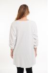 GRANDE TAILLE T-SHIRT FLOCAGE 5079 BLANC