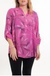 GROOT FORMAAT BLOUSE PRINTS 5082 FUSHIA