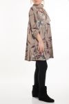 GRANDE TAILLE TUNIQUE + FOULARD 5083 TAUPE