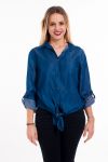 BLOUSE EFFECT JEANS 5093 DONKER BLAUW