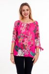 TUNIC PRINTED TROPICAL 6001 FUSHIA