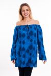 TUNIC PRINTED SHOULDERS DENUDEES 6003 ROYAL