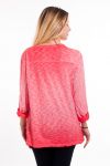 NECK T-SHIRT FANTASIA 6004 CORALLO