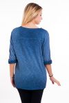 HALS T-SHIRT FANTASIE 6004 BLAUW